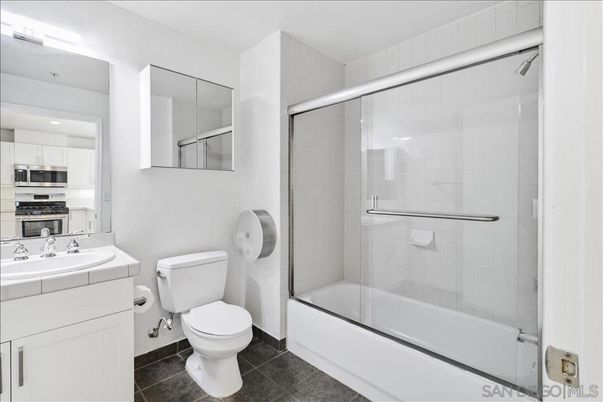 Bathroom, Glass Shower, Interior, Tile Countertops