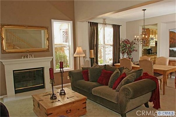 Chandelier, Dining room, Fireplace, Interior, Living room