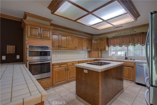 Interior, Kitchen, Stainless Steel Appliances, Tile Countertops