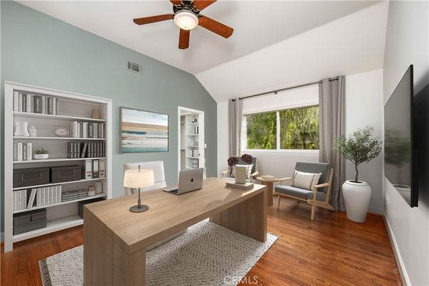 Home Office, Interior, Wood Texture Flooring