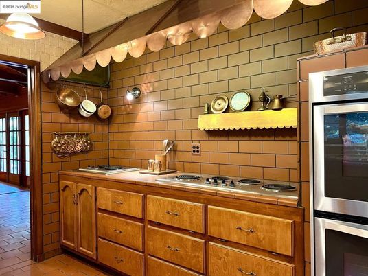 Interior, Kitchen, Stainless Steel Appliances, Tile Countertops