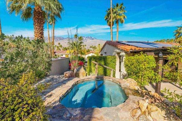 Exterior, Pool, Solar Panels