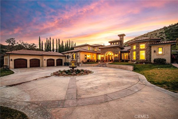 Attached, Backyard, Exterior, Facade, Mediterranean