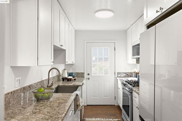 Interior, Kitchen, Wood Texture Flooring
