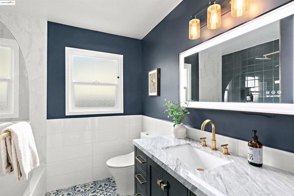 Bathroom, Interior, Marble Walls