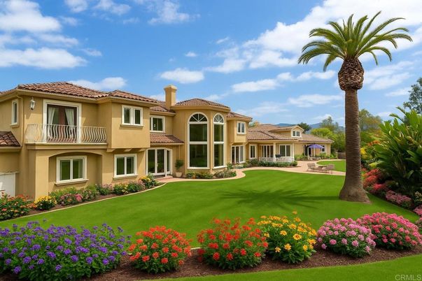 Backyard, Exterior, Facade, Mediterranean
