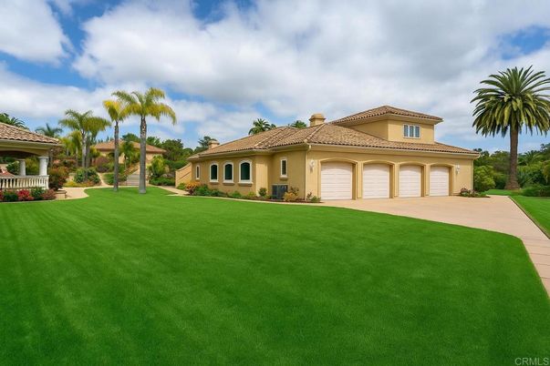 Attached, Backyard, Exterior, Facade, Mediterranean