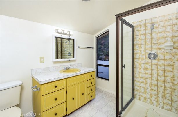 Bathroom, Dual Sink Vanities, Glass Shower, Interior, Tile Countertops