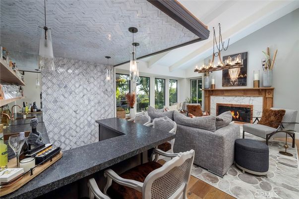 Chandelier, Fireplace, Interior, Living room, Pendant Lights