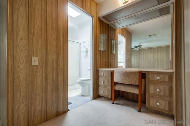 Bathroom, Interior, Wooden Walls