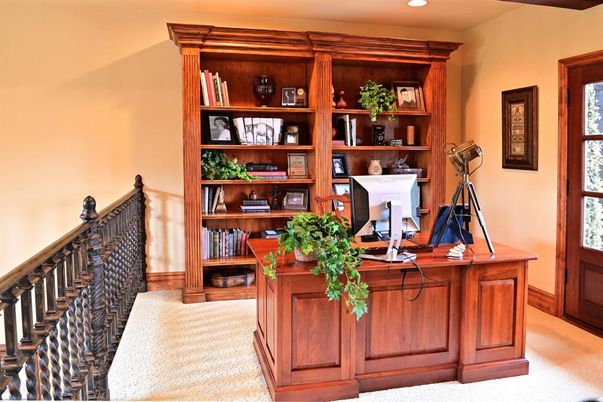 Home Office, Interior, Recessed Lighting