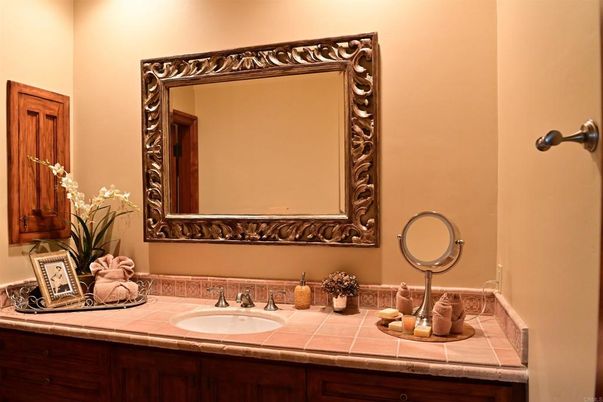 Bathroom, Interior, Tile Countertops