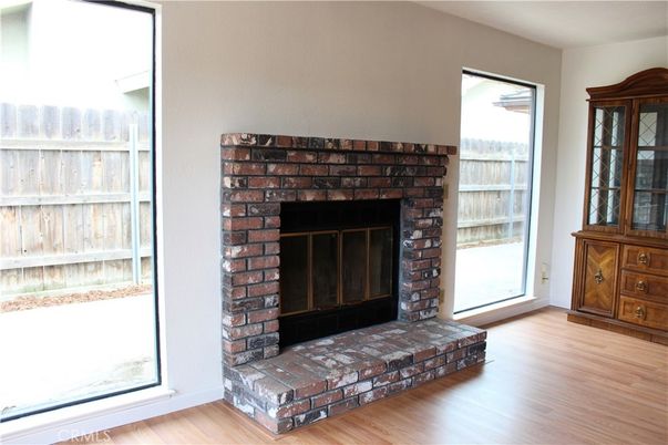 Fireplace, Interior, Wood Texture Flooring