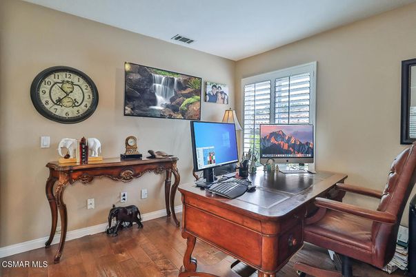 Home Office, Interior, Wood Texture Flooring