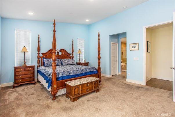 Bedroom, Interior, Recessed Lighting