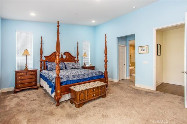 Bedroom, Interior, Recessed Lighting