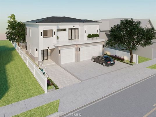 Attached, Exterior, Facade, Modern