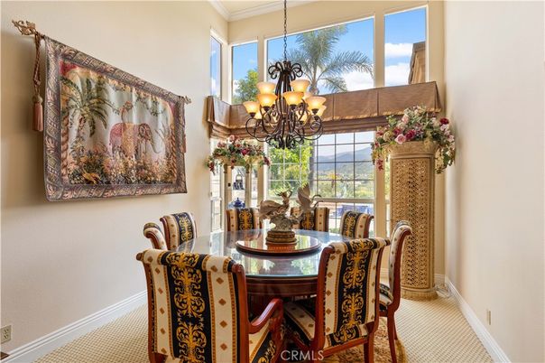 Chandelier, Dining room, Interior