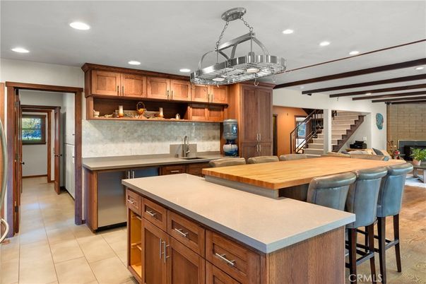Interior, Kitchen, Pendant Lights, Recessed Lighting