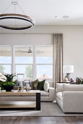 Interior, Living room, Pendant Lights, Recessed Lighting, Wood Texture Flooring