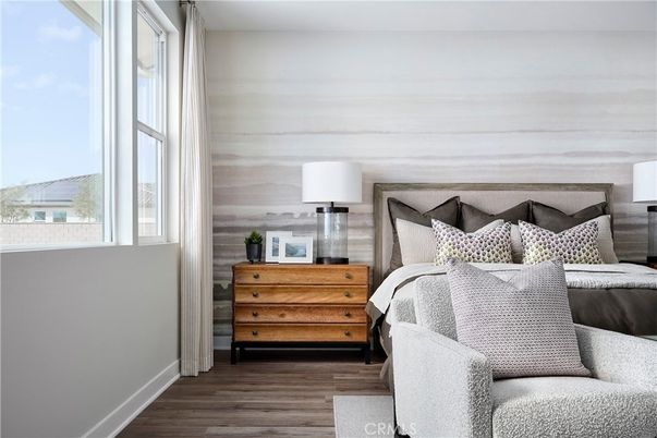 Bedroom, Interior, Wood Texture Flooring