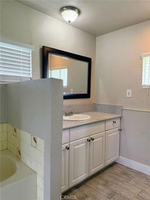 Bathroom, Interior, Wood Texture Flooring