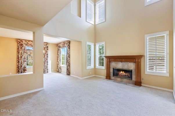 Empty room, Fireplace, Interior