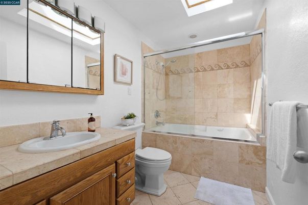 Bathroom, Glass Shower, Interior, Tile Countertops