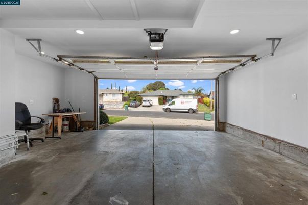 Garage, Interior, Recessed Lighting