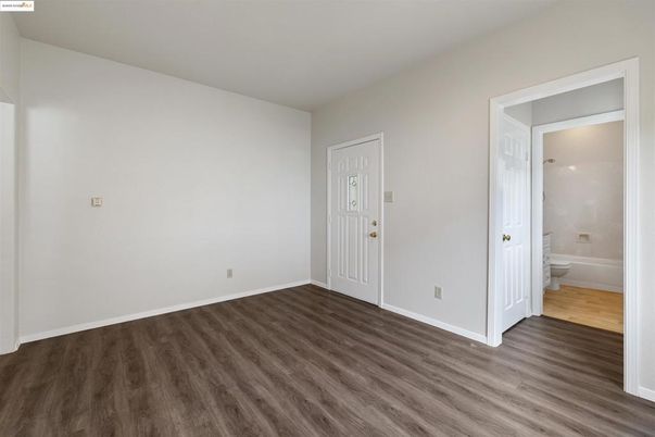 Bathroom, Empty room, Interior, Wood Texture Flooring