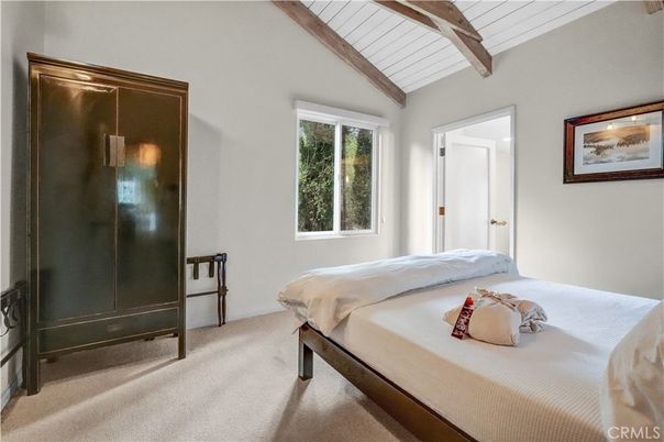Bedroom, Interior, Wooden Beams