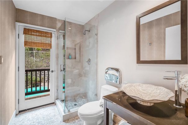 Bathroom, Glass Shower, Interior