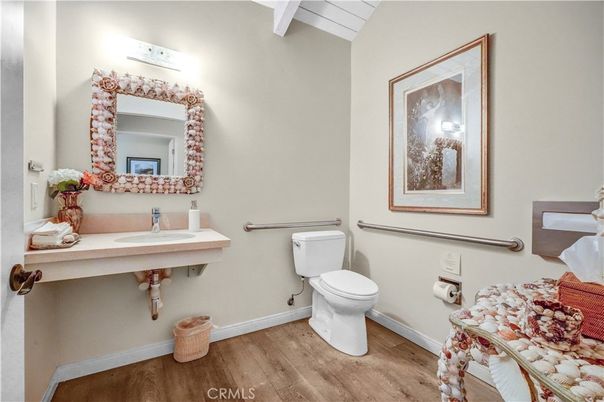Bathroom, Interior, Wood Texture Flooring