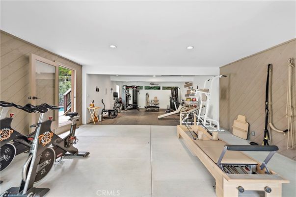 Fitness Equipment, Gym, Interior, Recessed Lighting
