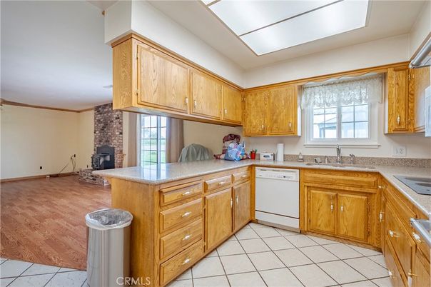 Interior, Kitchen, Wood Texture Flooring
