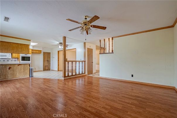 Empty room, Interior, Kitchen, Wood Texture Flooring