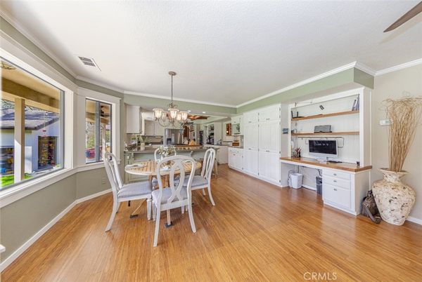 Chandelier, Dining room, Interior, Kitchen, Wood Texture Flooring