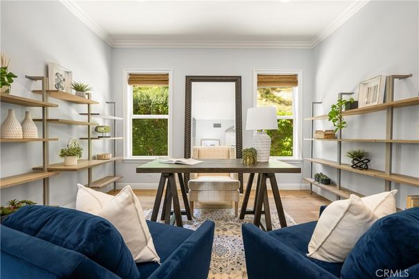 Home Office, Interior, Wood Texture Flooring