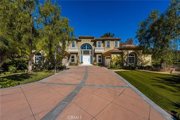 Attached, Backyard, Exterior, Facade, Mediterranean