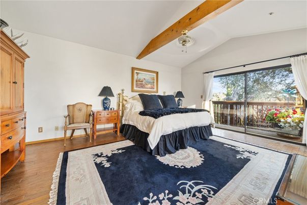Bedroom, Interior, Wooden Beams, Wood Texture Flooring