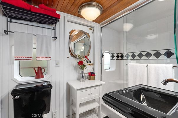 Bathroom, Interior, Wooden Ceilings
