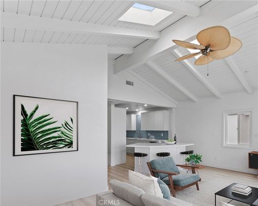 Interior, Kitchen, Living room, Recessed Lighting, Wood Texture Flooring