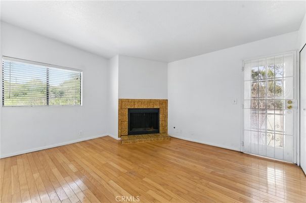 Empty room, Fireplace, Interior, Wood Texture Flooring