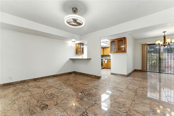 Chandelier, Empty room, Interior