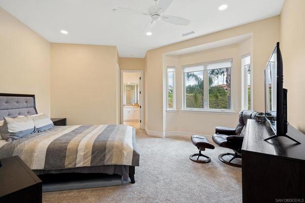 Bedroom, Interior, Recessed Lighting