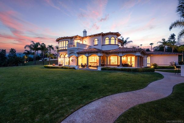 Attached, Backyard, Exterior, Facade, Mediterranean