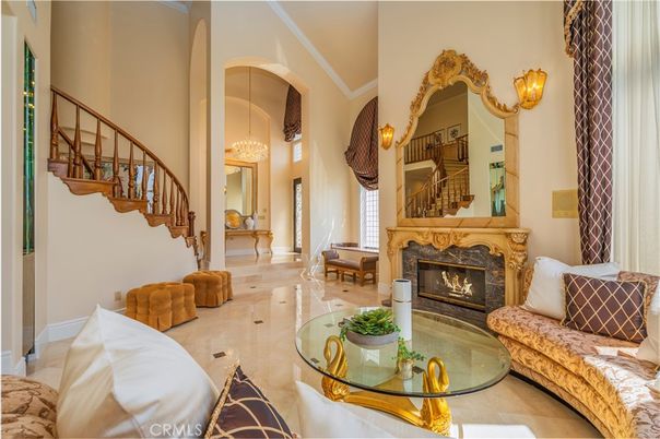 Chandelier, Fireplace, Interior, Living room, Pendant Lights
