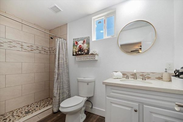 Bathroom, Interior, Wood Texture Flooring