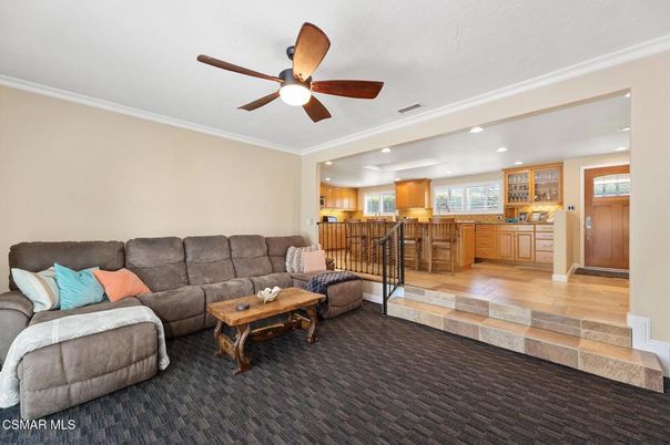 Interior, Kitchen, Living room, Recessed Lighting
