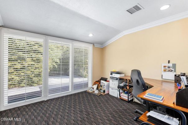 Home Office, Interior, Recessed Lighting